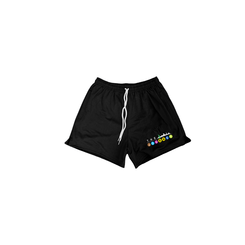 The Journey Subway Mesh Shorts (BLACK)