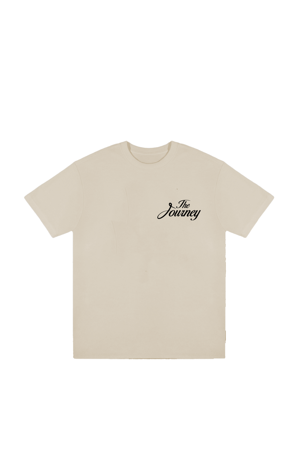 The Journey Script T-Shirt (CREAM)