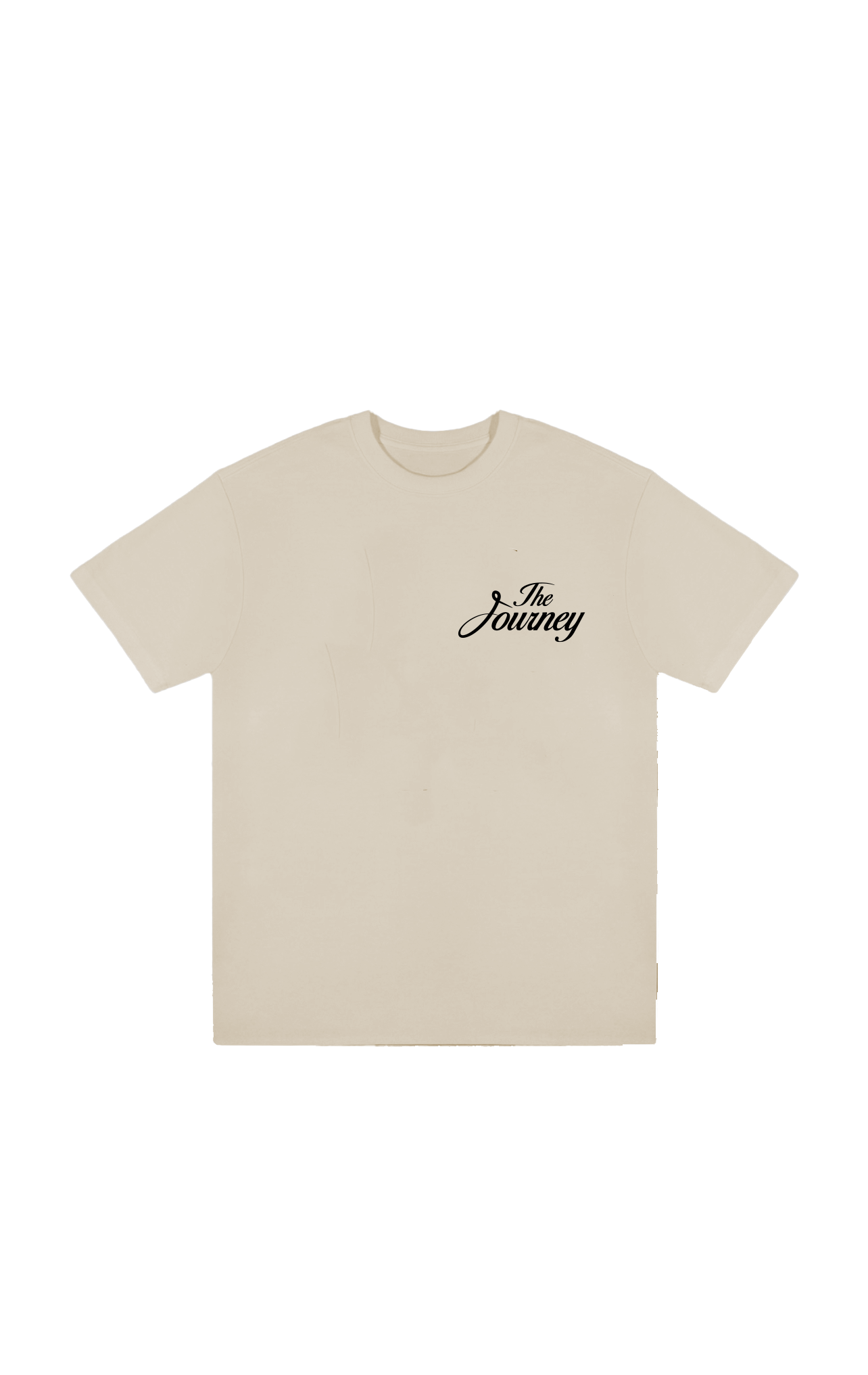 The Journey Script T-Shirt (CREAM)