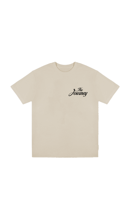 The Journey Script T-Shirt (CREAM)